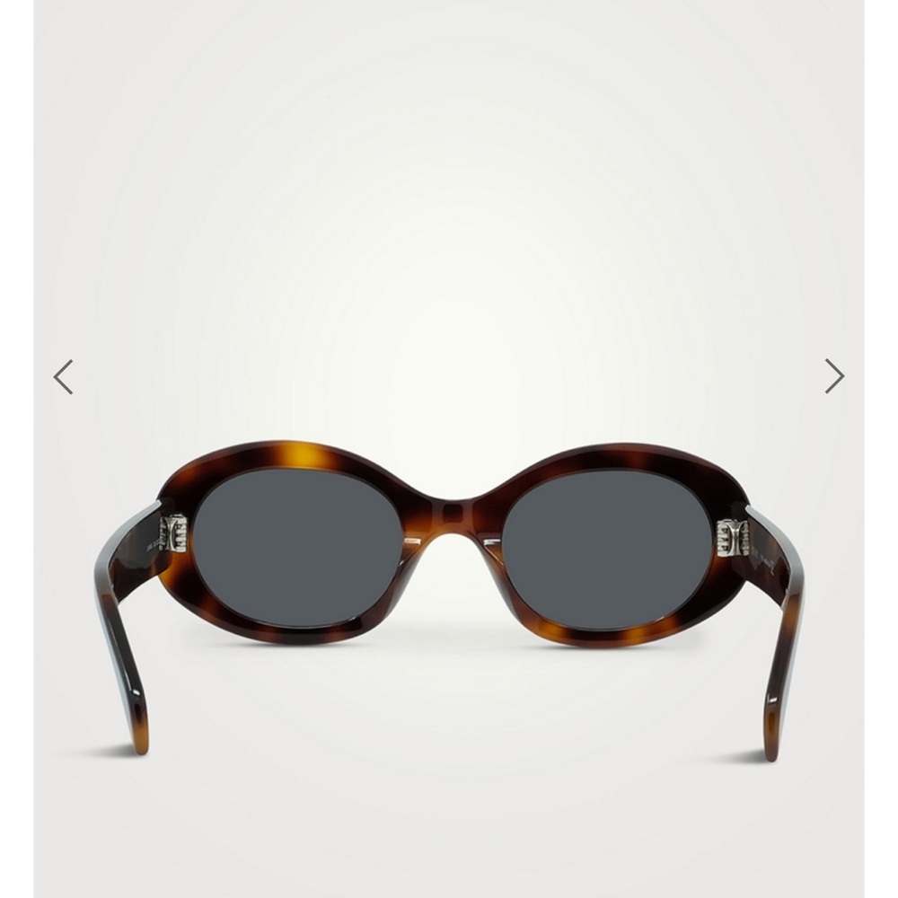 CELINE Triomphe Oval Sunglasses - Picture 10 of 11